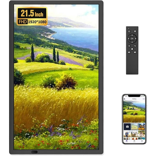 EKASN 22" Digital Picture Frame,32GB WiFi Digital Photo Frame