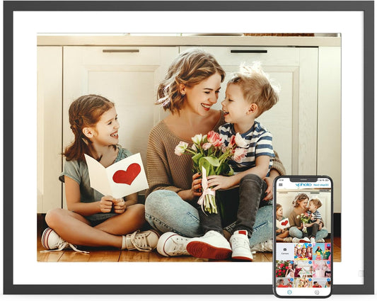 EKASN Digital Picture Frame,10.1" 16GB WiFi Photo Frame with 2 Replacement frame